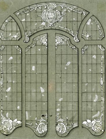 Laboratorio Picchiarini, Bozzetto per grande finestra con stemma