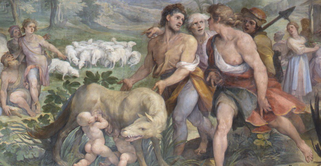 Cavalier d’Arpino, Ritrovamento di Romolo e Remo Cavalier d’Arpino, Ritrovamento di Romolo e Remo