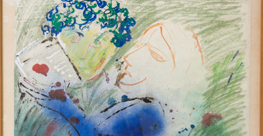 Pier Paolo Pasolini, Laura Betti e Ninetto Davoli nei panni di Desdemona e Otello, 1967, olio, tempera, spray, pastello e acquerello su carta, Fondazione Cineteca di Bologna © Pier Paolo Pasolini, Laura Betti e Ninetto Davoli nei panni di Desdemona e Otello, 1967, olio, tempera, spray, pastello e acquerello su carta, Fondazione Cineteca di Bologna ©