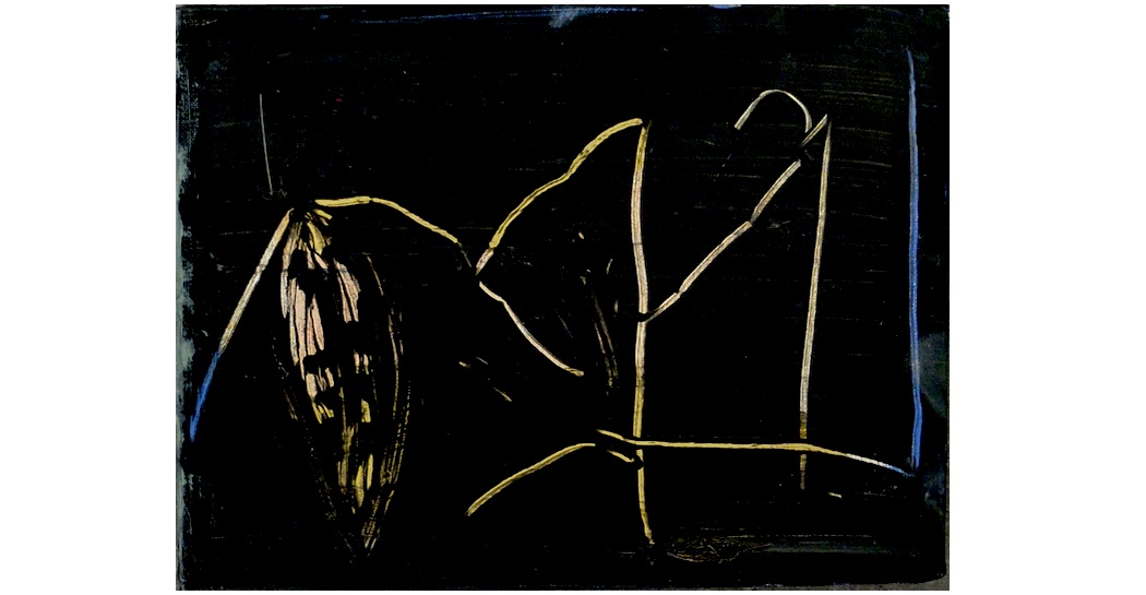 Elisa Montessori-Paesaggio, 1989-Olio su tela 24 x 18 cm