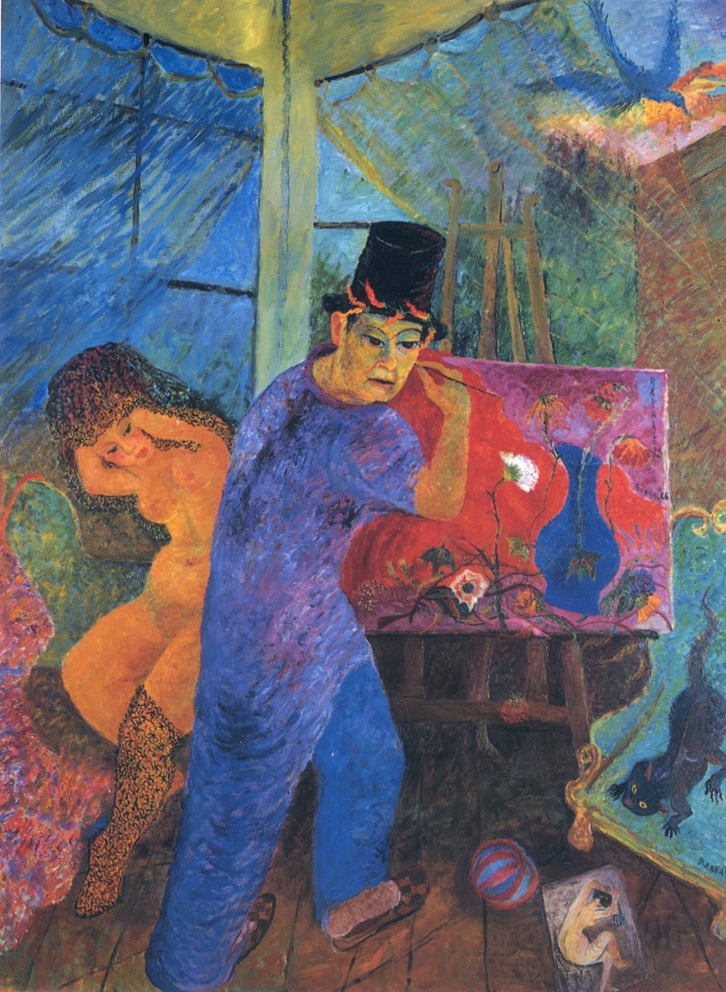 Antonietta Raphael - Mario nello studio Omaggio a Mafai, 1966