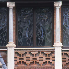 Rose nastri e farfalle, Balcone delle rose, Paolo Paschetto, 1920