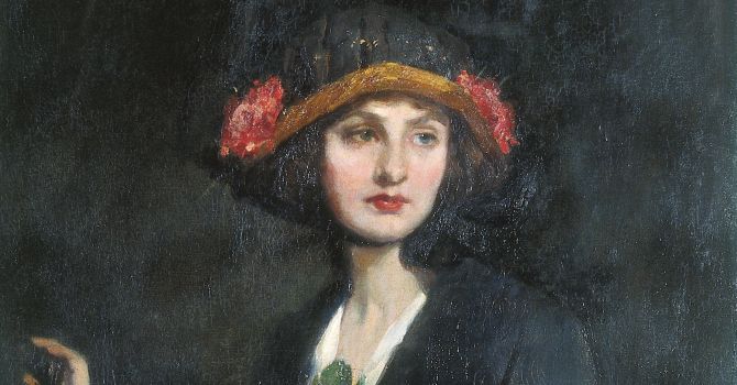 Sigismondo Meyer,  Miretta, 1918, olio su tela