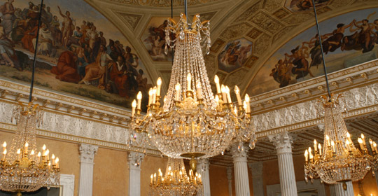 L'interno del Casino Nobile L'interno del Casino Nobile