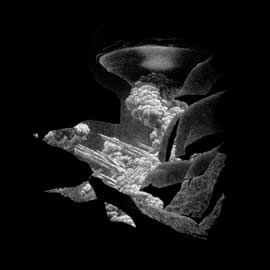 Specchio n. 2, 2007 incisione su specchio cm 70x70