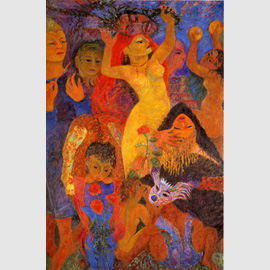 Giuditta, Antonietta Raphaël, 1960-61, olio su tela cm 139 X 95