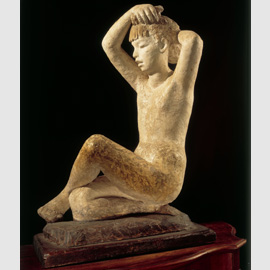 La danza, Antonietta Raphaël, 1949 gesso dipinto, cm 77x68x35 (Roma, Accademia Nazionale di Danza) La danza, Antonietta Raphaël, 1949 gesso dipinto, cm 77x68x35 (Roma, Accademia Nazionale di Danza)