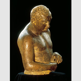 Mafai con i pennelli, Antonietta Raphaël, 1943 bronzo, cm 66x51x40 (collezione privata) Mafai con i pennelli, Antonietta Raphaël, 1943 bronzo, cm 66x51x40 (collezione privata)