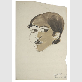 Volto di ragazzo, Antonietta Raphaël, 1928 acquerello, cm 27x17,5, firmato in basso a destra (collezione privata) Volto di ragazzo, Antonietta Raphaël, 1928 acquerello, cm 27x17,5, firmato in basso a destra (collezione privata)