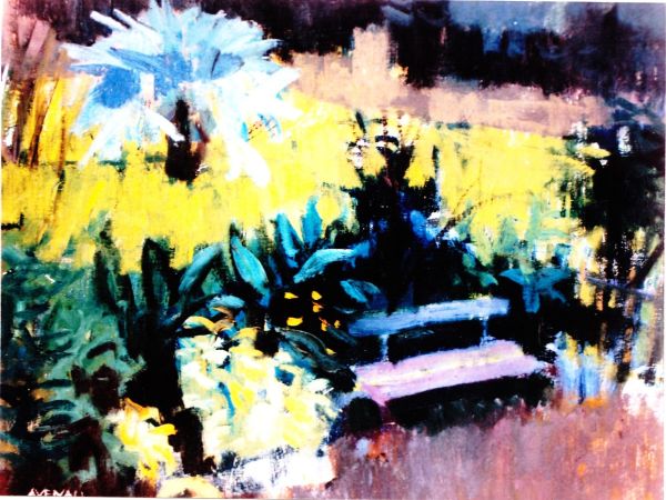 Marcello Avenali, Villa Strohl-Fern, 1942 – 44, olio su tela, Collezione privata, Roma