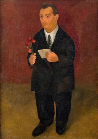 Ritratto di Giacomino, 1937 c., olio su tela, cm. 98x69