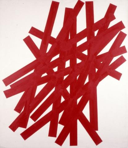 11 Senza titolo, 1971 - tempera su tela, cm 115 x 100