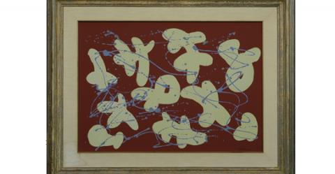 Giulio Turcato, Senza titolo,1972, acrilico e olio su tela