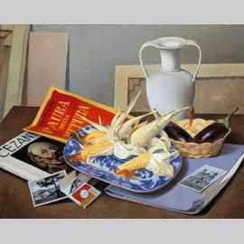 Francesco Tromabadori, Paura della pittura, 1942 ca., olio su tela, cm. 65 x 80 Francesco Tromabadori, Paura della pittura, 1942 ca., olio su tela, cm. 65 x 80