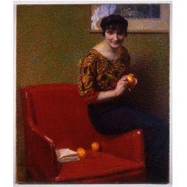 Arturo Noci L’arancio 1914 olio su tela