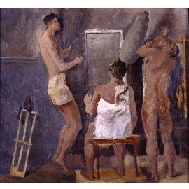 Fausto Pirandello Palestra (Bagnanti) (1934-1935) Fausto Pirandello Palestra (Bagnanti) (1934-1935)